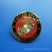 USA Marine Corps Abzeichen, Metall Gold Revers Pin (GZHY-LP-027)